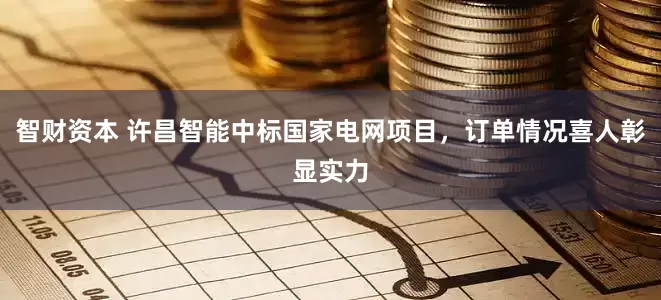智财资本 许昌智能中标国家电网项目，订单情况喜人彰显实力